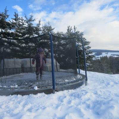 Trampolina Zima